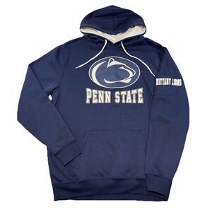 Men's Colosseum Navy Penn State Nittany Lions Logo Pullover Hoodie